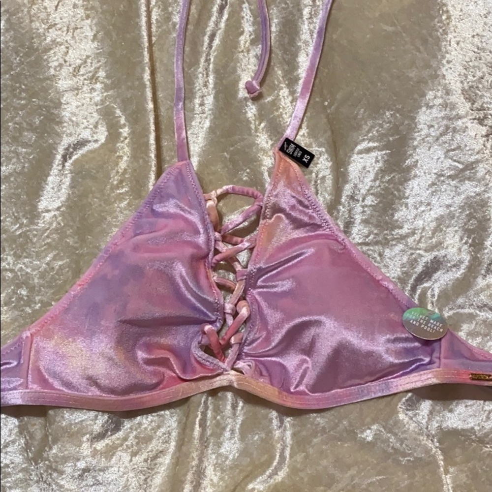 Victoria’s Secret PINK Velvet Bikini Top